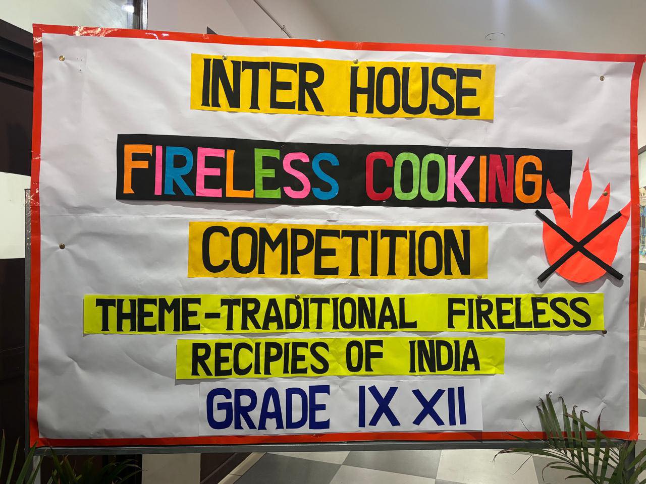 Inter House Fireless Cooking Competition